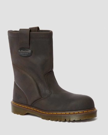 Dr Martens 2295 Extra Wide Leather Slip On Pracovné Čižmy Panske Hnede | 3528-MUING